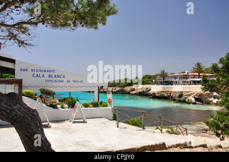 Platja de Cala Blanca, Cala Blanca, Menorca, Balearen, Spanien Stockfoto