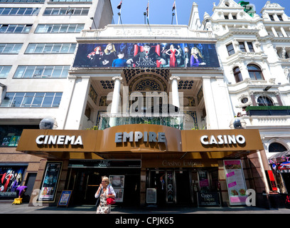 Empire Cinema & Casino am Leicester Square in London Stockfoto