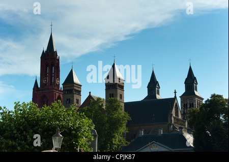 St. Servatius-Basilika, Maastricht, Limburg, Niederlande, Europa. Stockfoto