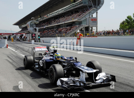 Bruno Senna (BRA) Im Williams FW34 während der Formel 1 Grand Prix von Spanien 2012 Stockfoto