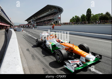 Nico Hülkenberg (Hülkenberg, GER) Im Force India VJM05 während der Formel 1 Grand Prix von Spanien 2012 Stockfoto