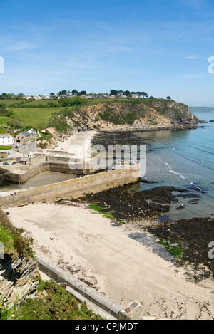 Charlestown Strand und Hafen in Cornwall UK. Stockfoto