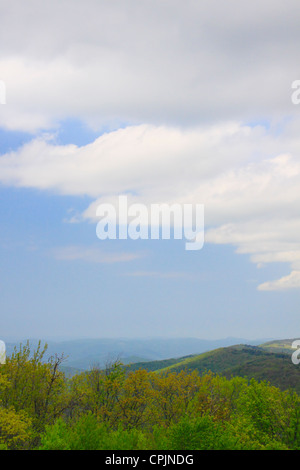 High Knob Trail, auf Feuerturm im George Washington National Forest in der Nähe von Rawley Springs, Virginia, USA Stockfoto