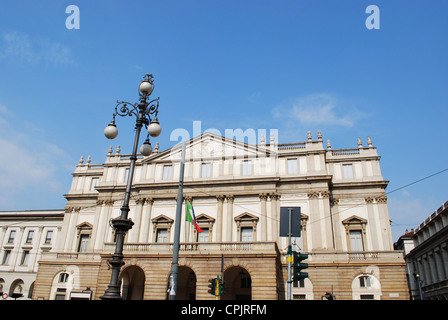 Weltweit berühmte Theater Scala in Mailand, Lombardei, Italien Stockfoto