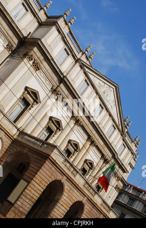 Weltweit berühmte Theater Scala in Mailand, Lombardei, Italien Stockfoto