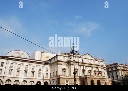 Weltweit berühmte Theater Scala in Mailand, Lombardei, Italien Stockfoto