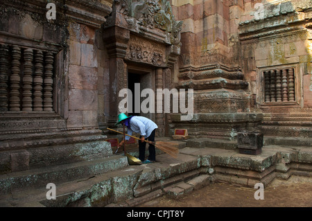 Prasat Phanom Rung, Burirum Provinz, Thailand Stockfoto