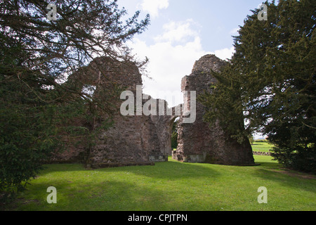 Ein Blick auf Lilleshall Abbey, Shropshire, UK. Die Ruinen des Augustiner Abtei aus dem 12. Jahrhundert. Stockfoto