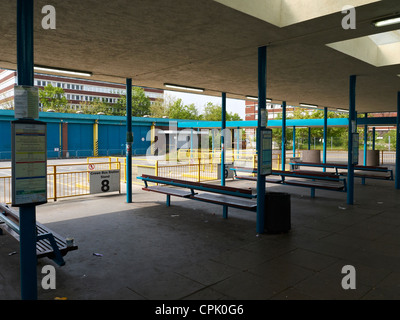 Busbahnhof in Crewe Cheshire UK Stockfoto