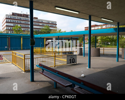 Busbahnhof in Crewe Cheshire UK Stockfoto