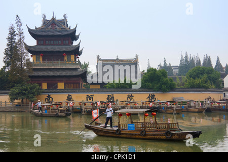 Baoguo-Tempel von Canal Grande, Zhujiajiao, Shanghai, China Stockfoto