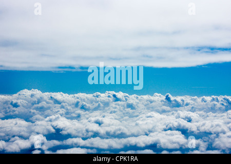 Luftaufnahme von Wolken, China Stockfoto