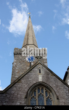 Str. Marys Kirche in Tenby Stockfoto