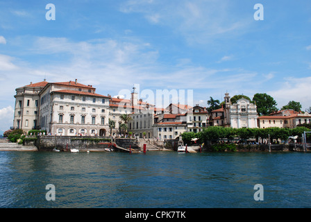 Panorama der Isola Bella, Borromäischen Insel am Lago Maggiore, Stresa, Italien Stockfoto