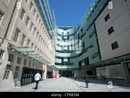 Neue BBC Broadcasting House, London Stockfoto