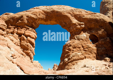 Partition Arch im Arches-Nationalpark, Moab, Utah, USA Stockfoto