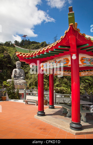 Chinesische Pagode gestaltete Architektur, Chin Swee Höhle Tempel, Genting Highlands, Malaysia. Stockfoto