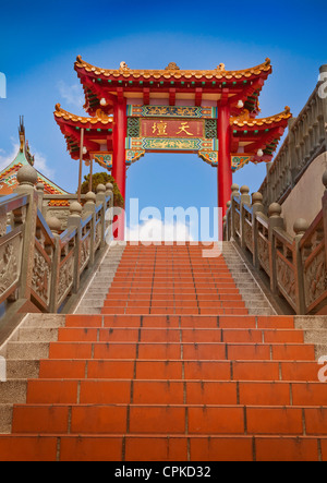 Chinesische Pagode gestaltete Architektur, Chin Swee Höhle Tempel, Genting Highlands, Malaysia. Stockfoto