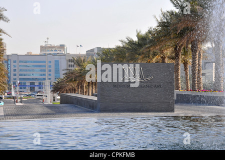 Das Museum der islamischen Kunst (MIA), entworfen vom Architekten I.M.Pei in Doha, Katar, mit einer der besten Sammlungen der Welt Stockfoto