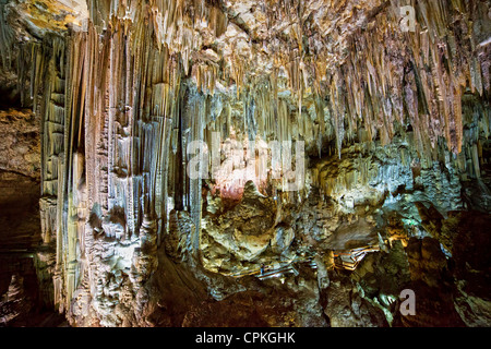 Die Höhlen von Nerja (Spanisch: Cuevas de Nerja), spektakuläre Natur Wahrzeichen in Nerja, Andalusien, Provinz Malaga. Stockfoto