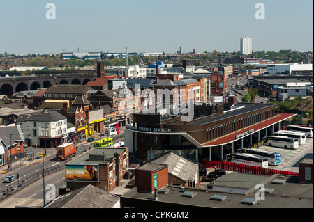 Stadtzentrum von Birmingham, Nationaltrainer Station und Eastside Stockfoto