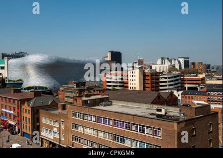 Stadtzentrum von Birmingham, Selfridges Gebäude und Gun-Viertel Stockfoto