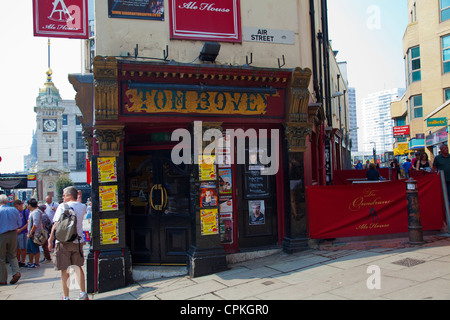 Tom Bovey Pub / Quadrant Ale House on Cnr von Luft und Queens St - Brighton UK Stockfoto