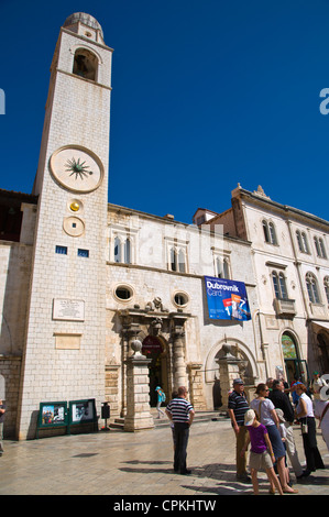 Luza Square Grad Stadt Dubrovnik Altstadt Dalmatien Kroatien Europa Stockfoto