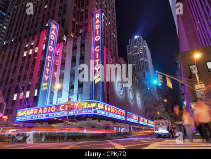 Radio City Music Hall in New York, New York, USA. Stockfoto