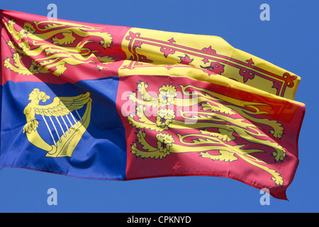 die königliche Standarte der Vereinigten Königreich Flagge wie in England, Wales und Nordirland Stockfoto