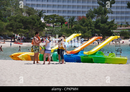 Platja de Cala Santa Galdana, Cala Santa Galdana, Menorca, Balearen, Spanien Stockfoto