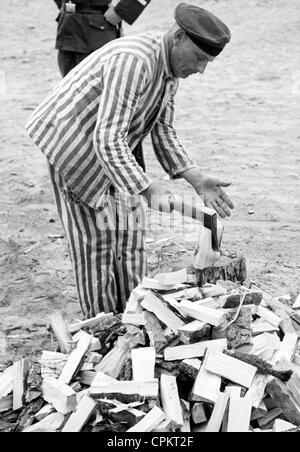 Insassen der Konzentration Lager Sachsenhausen Stockfoto