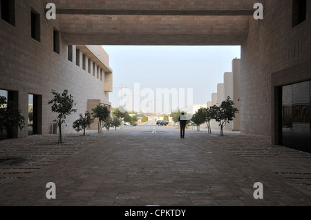 Die Einrichtungen der Northwestern University und Carnegie Mellon Filiale Universitäten in Doha, Katar "Education City". Stockfoto