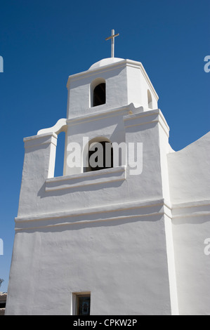 Die alten Adobe-Mission in der Innenstadt von Scottsdale, Arizona, USA - eine restaurierte historische Mission in Old Town Scottsdale Stockfoto