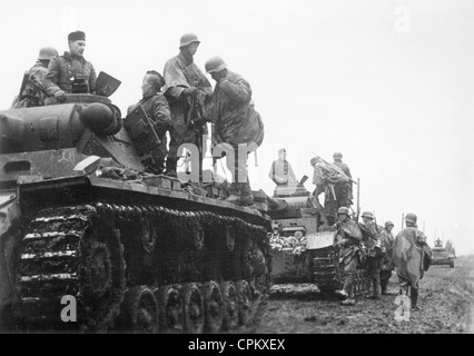 Deutsche Soldaten an der Ostfront, 1941 Stockfoto