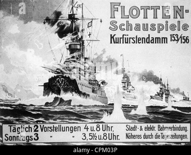 Werbung für "Flotte Brille" in Deutschland vor dem ersten Weltkrieg Stockfoto