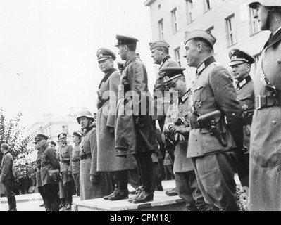 Parade beim Abzug der deutschen aus Brest-Litowsk, 1939 Stockfoto