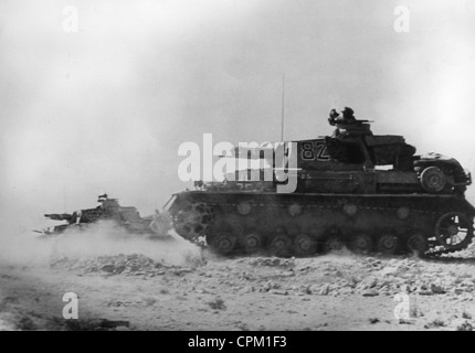 Deutsche Panzer IV in Afrika, 1941 Stockfoto