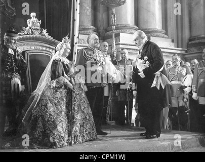 Emil Jannings und Hedwig Wangel in "Onkel Kruger", 1941 Stockfoto