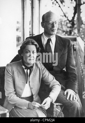 Gustaf Gruendgens und Marianne Hoppe, 1938 Stockfoto