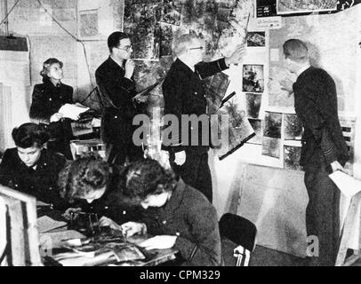 Arthur Harris in seinem Hauptquartier, 1944 Stockfoto