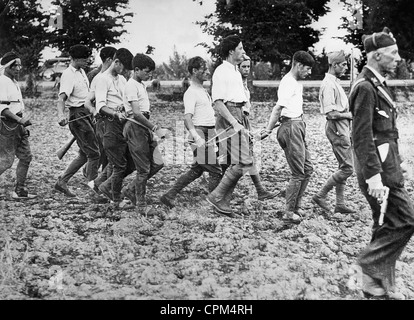 Republikanische Gefangene in den spanischen Bürgerkrieg, 1936 Stockfoto