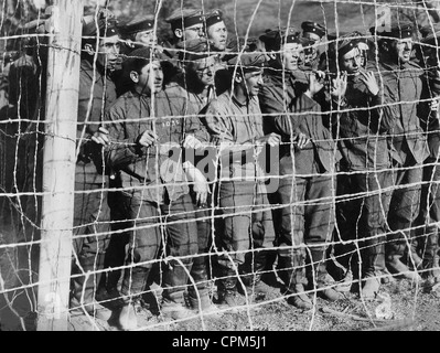 Deutsche Soldaten als Gefangene im ersten Weltkrieg, 1914-1918 Stockfoto