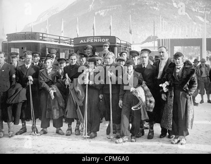 Olympischen Winterspielen in Garmisch-Partenkirchen 1936 Stockfoto