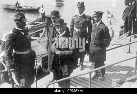 Ankunft der Graf Maximilian von Spee in Valparaiso, 1914 Stockfoto