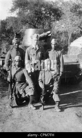 Bolivianischen Soldaten während der Chaco-Krieg, 1934 Stockfoto