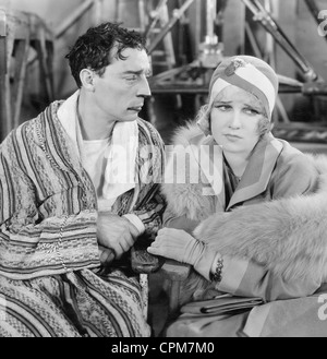 Buster Keaton (links) und Anita Page in "Kostenlos und einfach", 1930 Stockfoto