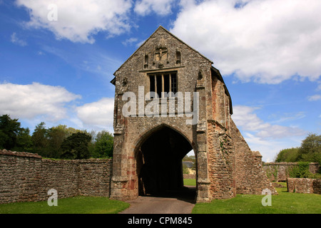 Das Torhaus Cleeve Abbey in Somerset Stockfoto