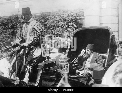 Sultan Abdul Hamid II, 1908 Stockfoto