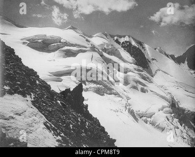 Panorama der Alpen, 1910 Stockfoto